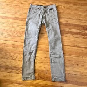 Prana Tucson Pants Mens 28 X32 Canvas Hiking Casual Brown 5 Pocket Stretch